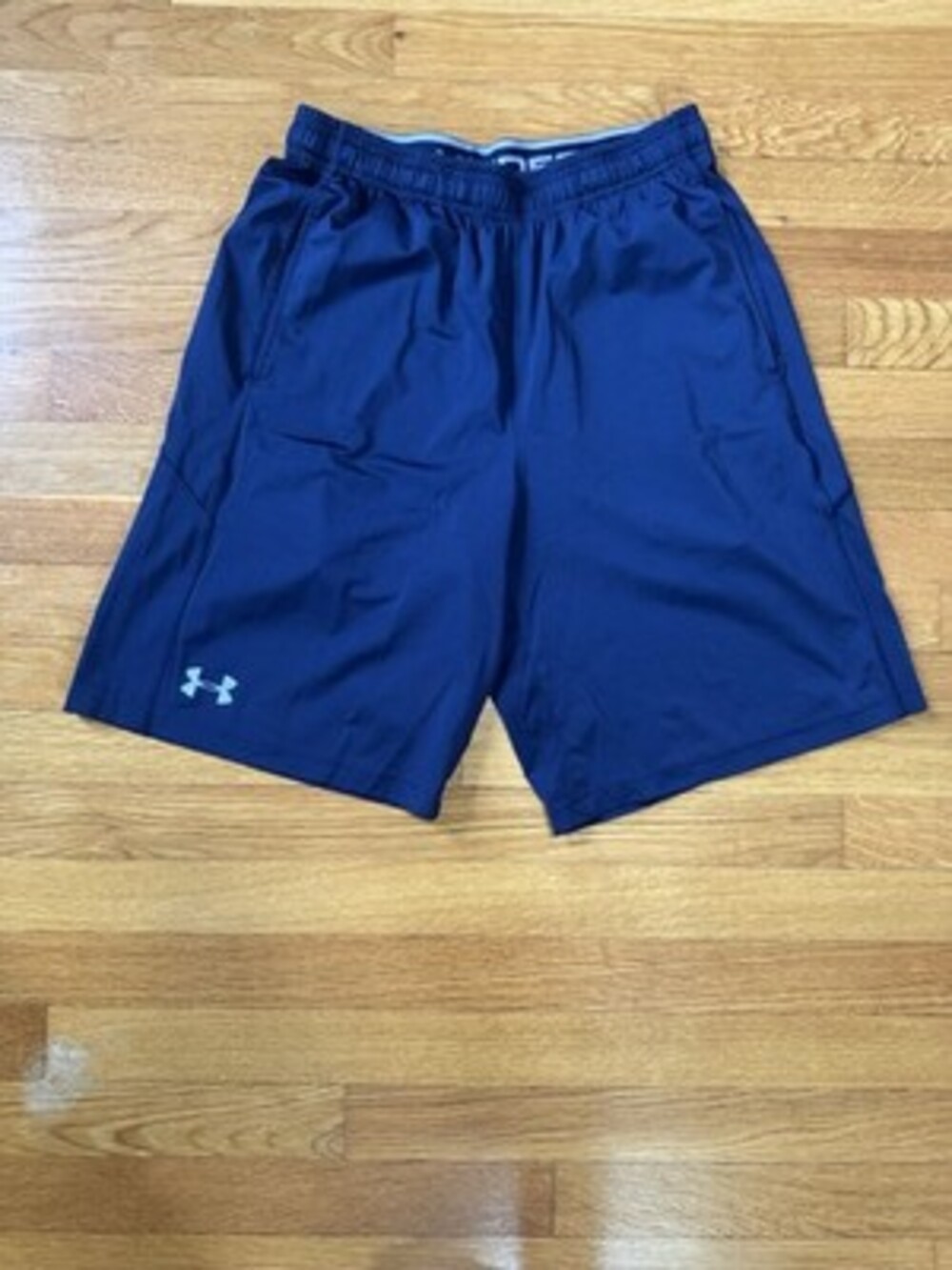 Navy Blue Under Armor Heat Gear Athletic Shorts Men’s Medium FREE SHIPPING
